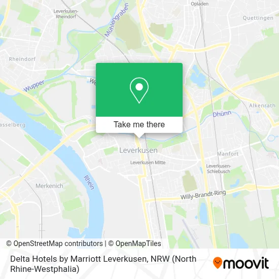 Delta Hotels by Marriott Leverkusen map