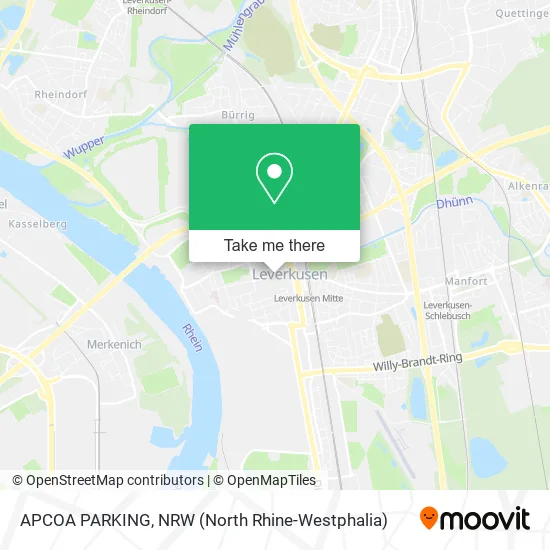 Карта APCOA PARKING