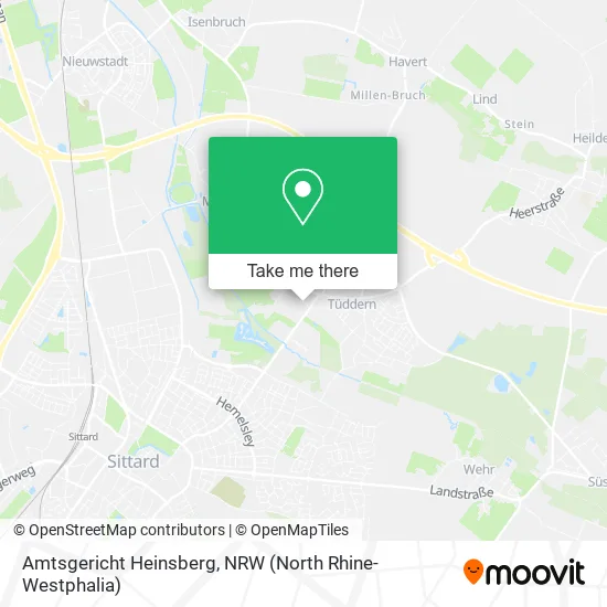 Карта Amtsgericht Heinsberg