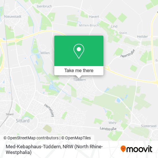 Med-Kebaphaus-Tüddern map