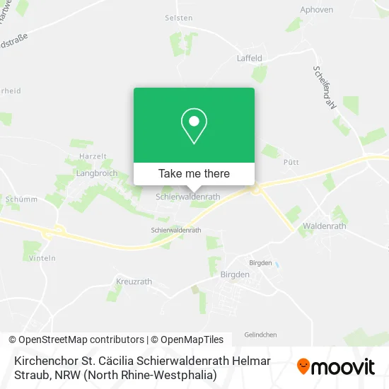 Карта Kirchenchor St. Cäcilia Schierwaldenrath Helmar Straub