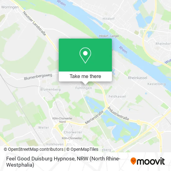 Карта Feel Good Duisburg Hypnose