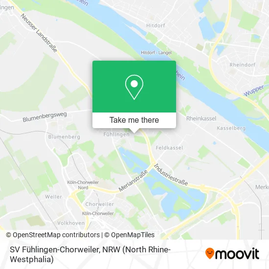 SV Fühlingen-Chorweiler map