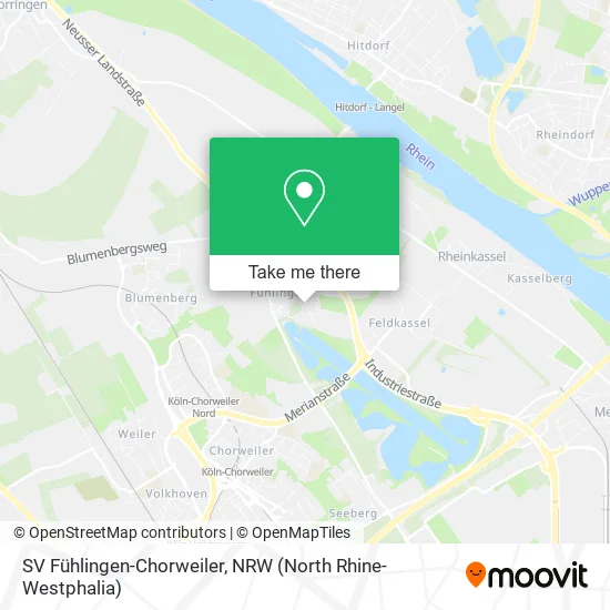 SV Fühlingen-Chorweiler map