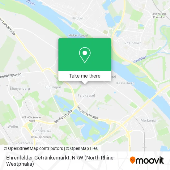 Карта Ehrenfelder Getränkemarkt