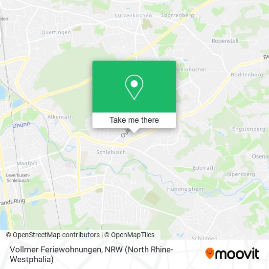 Vollmer Feriewohnungen map