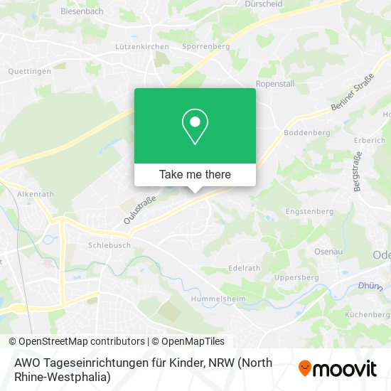 AWO Tageseinrichtungen für Kinder map