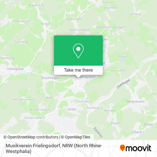 Musikverein Frielingsdorf map