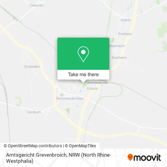 Карта Amtsgericht Grevenbroich