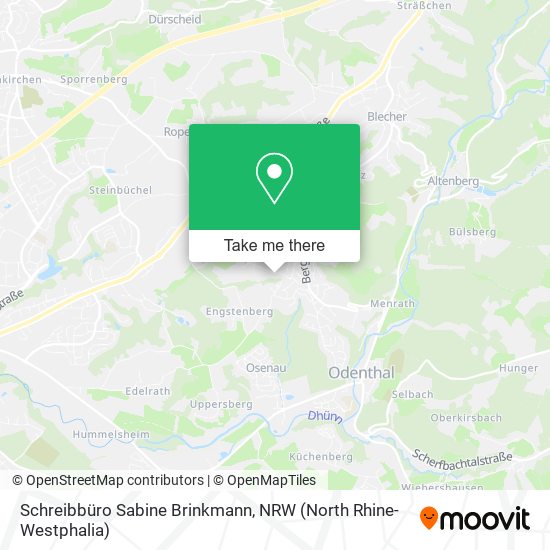 Schreibbüro Sabine Brinkmann map