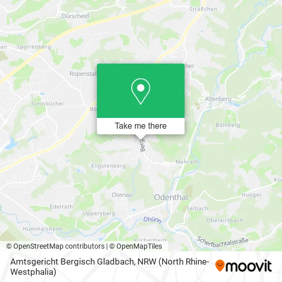 Карта Amtsgericht Bergisch Gladbach