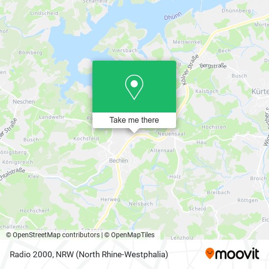 Radio 2000 map