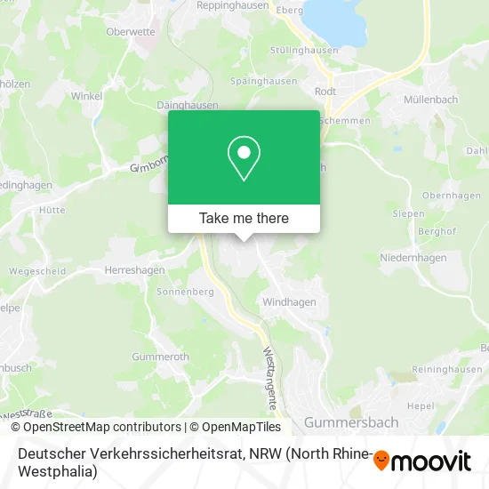 Карта Deutscher Verkehrssicherheitsrat
