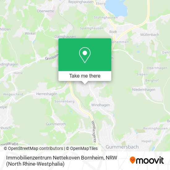 Immobilienzentrum Nettekoven Bornheim map