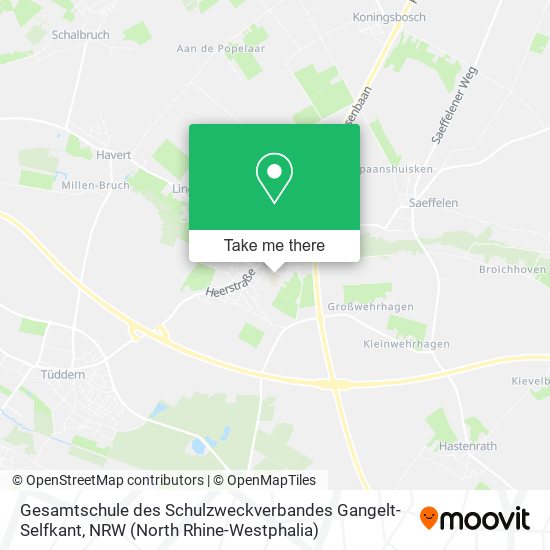 Gesamtschule des Schulzweckverbandes Gangelt-Selfkant map