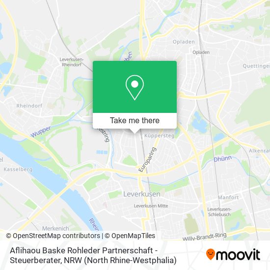 Aflihaou Baske Rohleder Partnerschaft - Steuerberater map