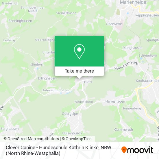 Clever Canine - Hundeschule Kathrin Klinke map