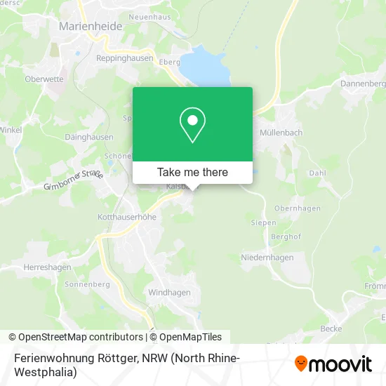 Карта Ferienwohnung Röttger