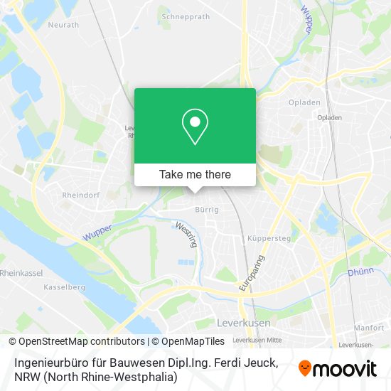 Ingenieurbüro für Bauwesen Dipl.Ing. Ferdi Jeuck map