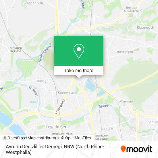 Карта Avrupa Denizlililer Dernegi