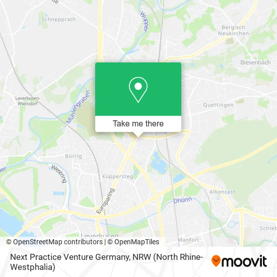 Карта Next Practice Venture Germany