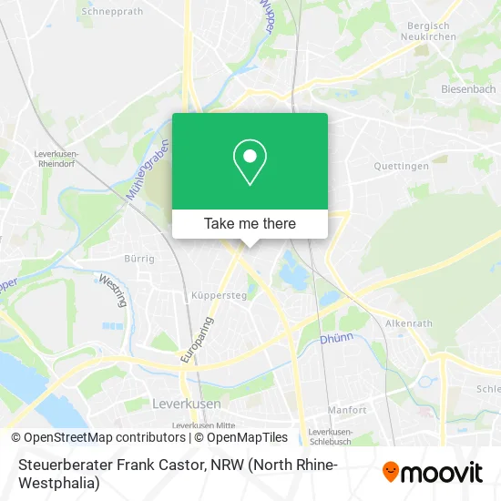 Карта Steuerberater Frank Castor