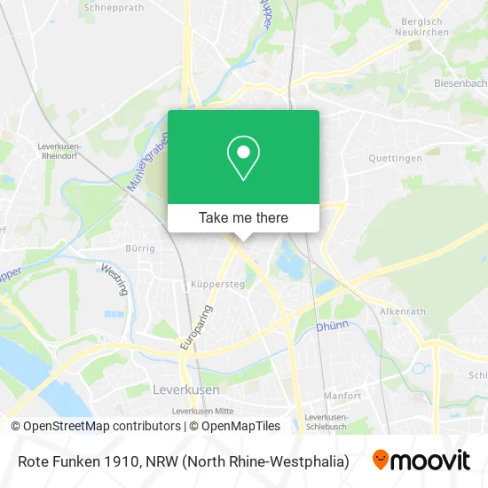 Карта Rote Funken 1910