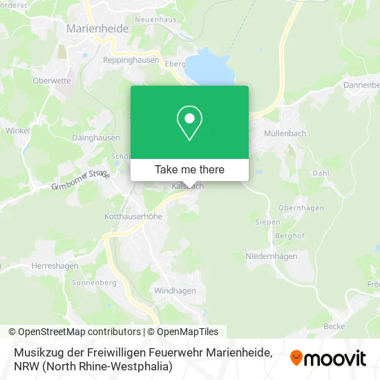 Карта Musikzug der Freiwilligen Feuerwehr Marienheide
