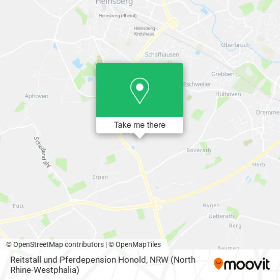 Карта Reitstall und Pferdepension Honold