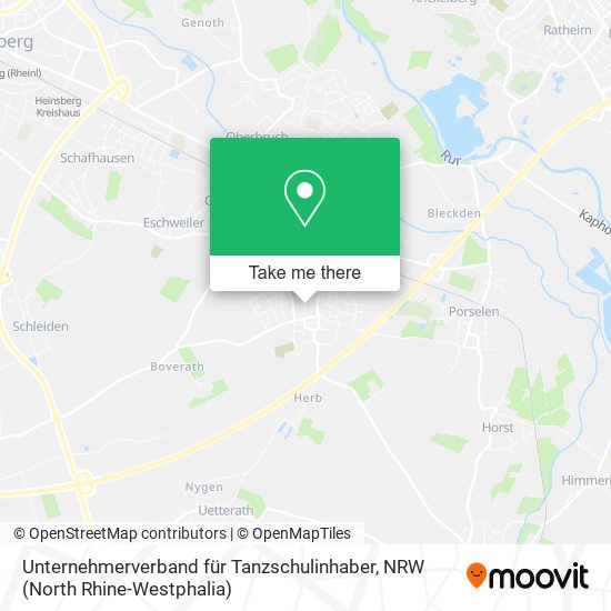 Unternehmerverband für Tanzschulinhaber map