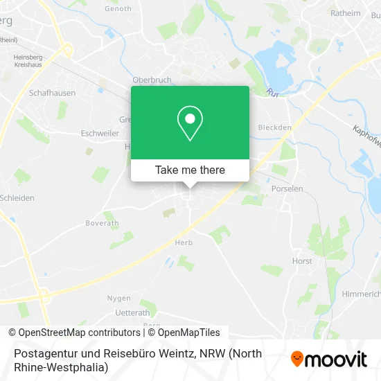 Postagentur und Reisebüro Weintz map