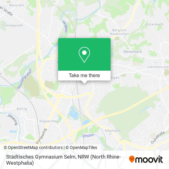 Städtisches Gymnasium Selm map