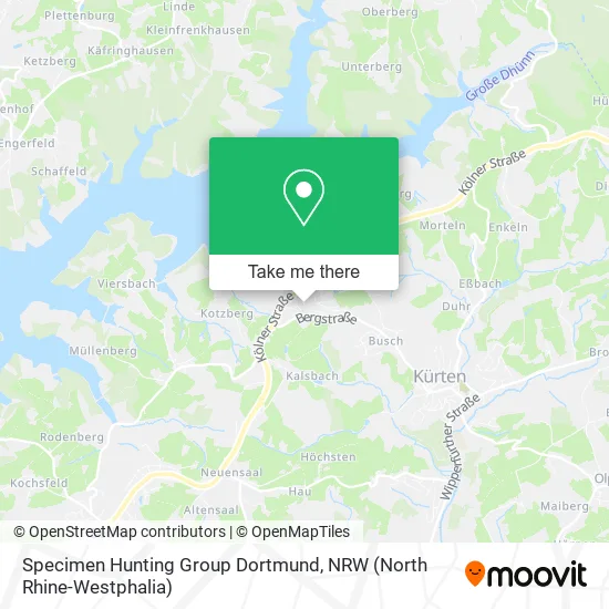 Карта Specimen Hunting Group Dortmund