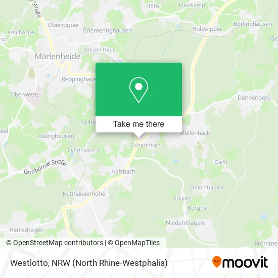 Westlotto map