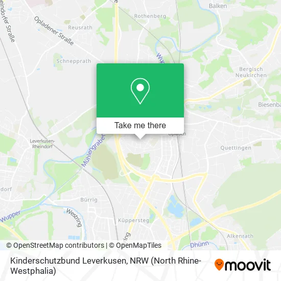 Карта Kinderschutzbund Leverkusen