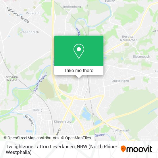 Twilightzone Tattoo Leverkusen map