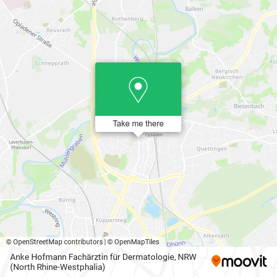 Карта Anke Hofmann Fachärztin für Dermatologie