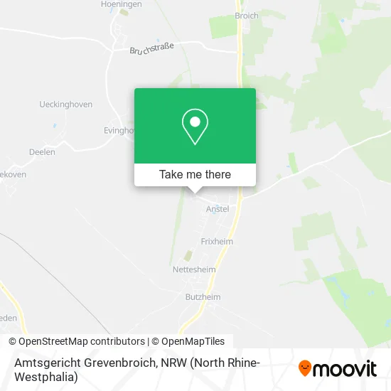 Карта Amtsgericht Grevenbroich