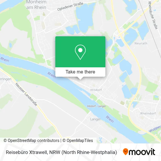 Reisebüro Xtrawell map