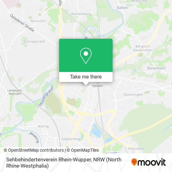 Sehbehindertenverein Rhein-Wupper map