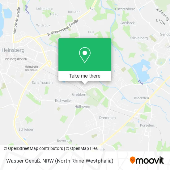 Карта Wasser Genuß