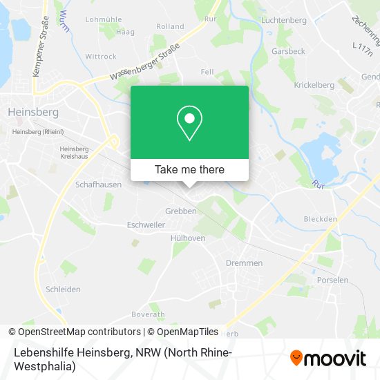 Lebenshilfe Heinsberg map