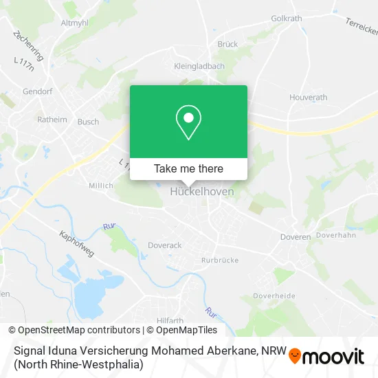 Карта Signal Iduna Versicherung Mohamed Aberkane