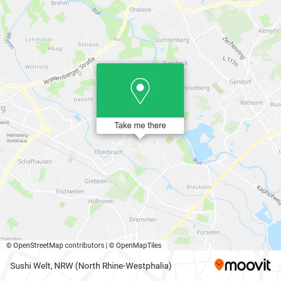 Карта Sushi Welt