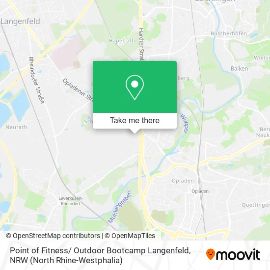Карта Point of Fitness/ Outdoor Bootcamp Langenfeld