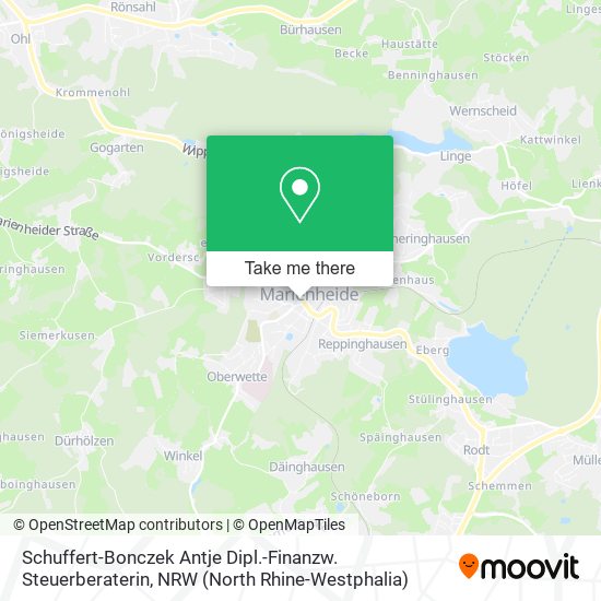 Карта Schuffert-Bonczek Antje Dipl.-Finanzw. Steuerberaterin