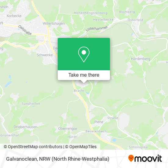Карта Galvanoclean