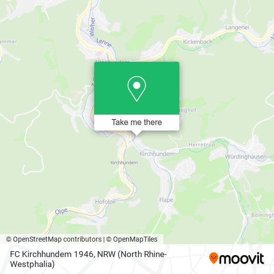 FC Kirchhundem 1946 map