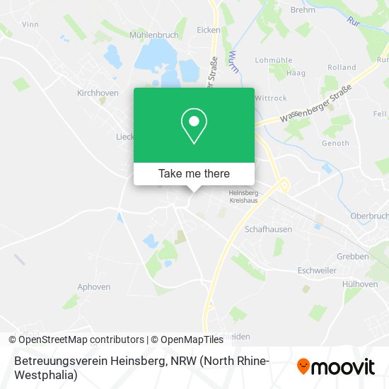Betreuungsverein Heinsberg map