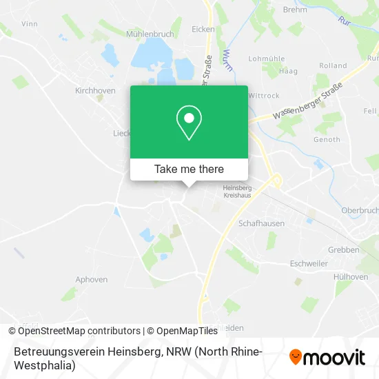 Карта Betreuungsverein Heinsberg